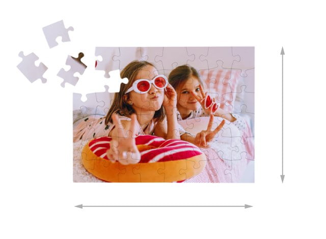 Dimensione del puzzle assemblato