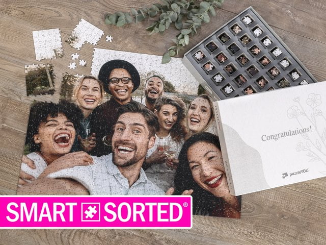 SMART SORTED® - il puzzle a sorpresa il puzzle per un matrimonio
