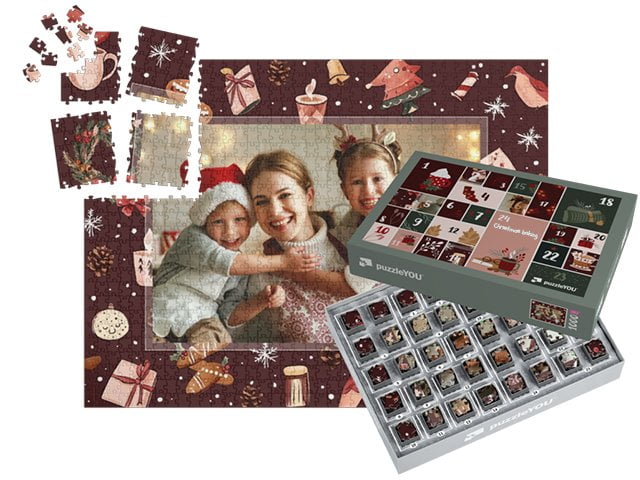 Puzzle-Calendario dell'avvento – Scatole con immagine
