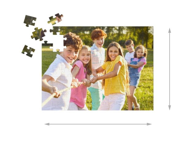 Gelegte Größe Fotopuzzle 48 Teile