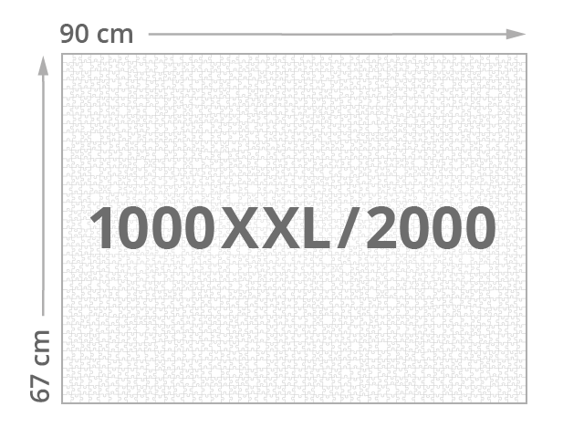 Dimensione 1000 XXL / 2000 pezzi