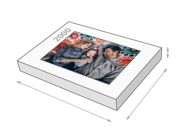 Dimensione della scatola 2000