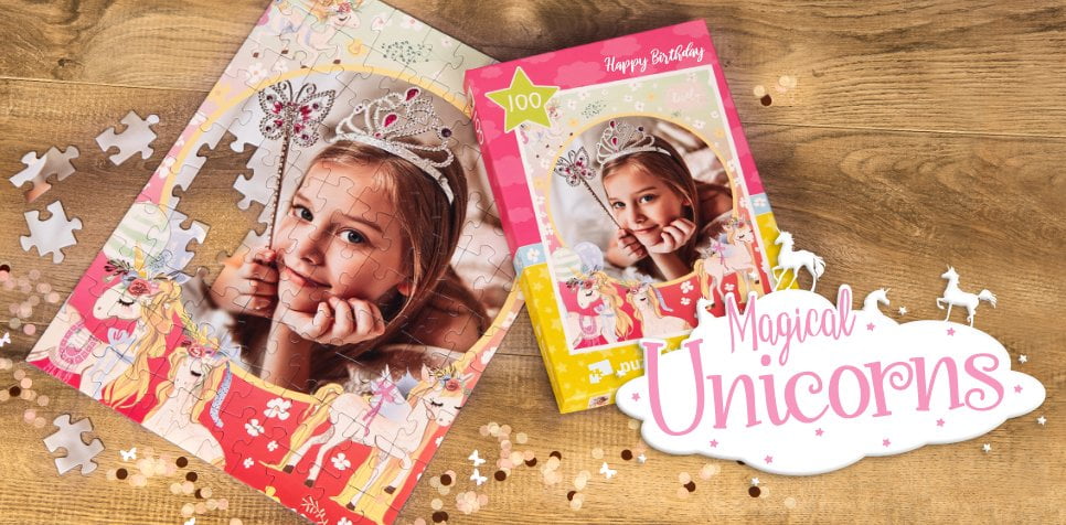 Puzzles per bambini a tema unicorno