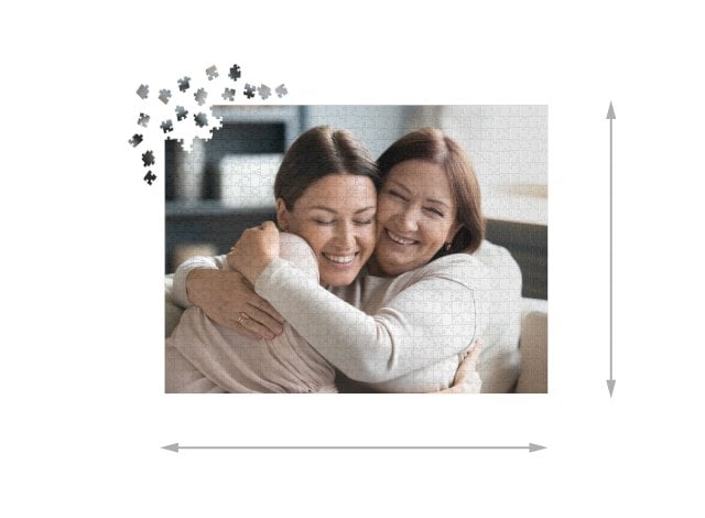 Dimensione puzzle montato