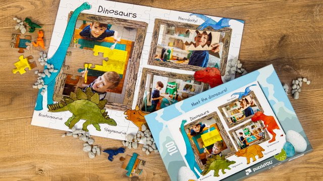 Puzzles per bambini con le proprie foto