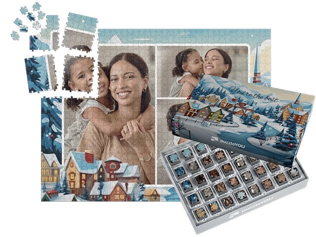 Puzzle-Calendario dell'avvento – Scatole senza alcun esempio