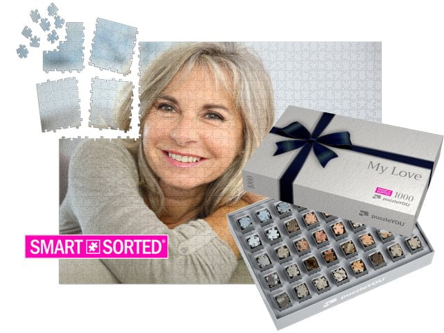 Scatola "Fiocco regalo blu"