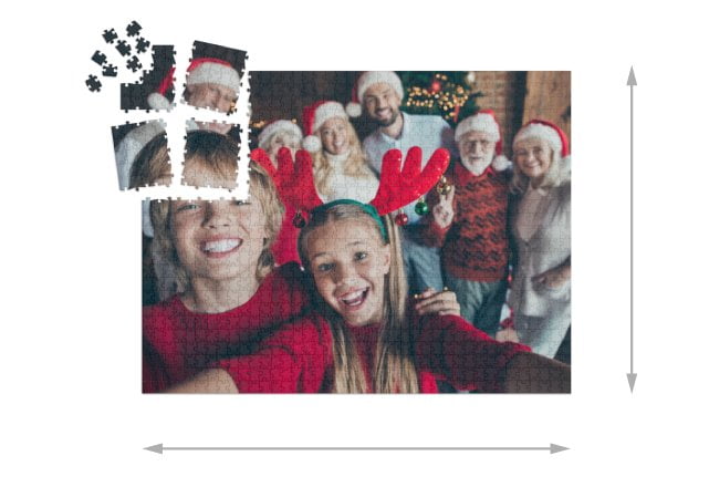 Dimensioni del puzzle montato