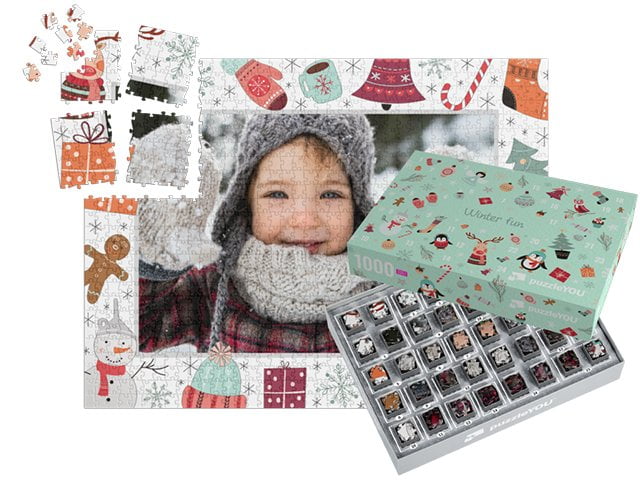 Puzzle-Calendario dell'avvento – Scatole senza alcun esempio