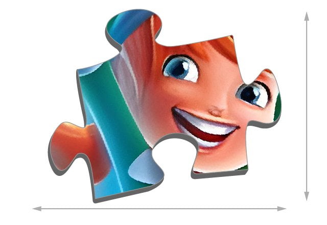 Dimensioni dei pezzi del puzzle