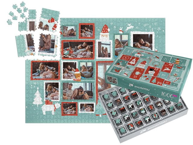 Puzzle-Calendario dell'avvento – Scatole con immagine