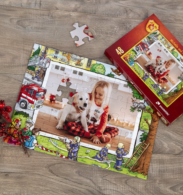Puzzles per bambini con le proprie foto