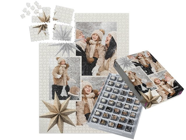 Puzzle-Calendario dell'avvento – Scatole con immagine