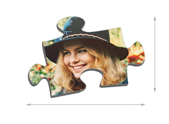 Dimensioni die tasselli del puzzle 100