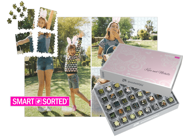 Scatola "Puro amore (rosa)"