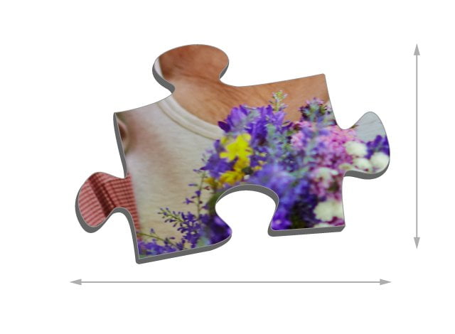 Dimensioni dei tasselli del puzzle 500