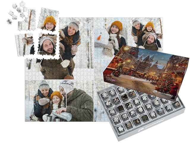 Puzzle-Calendario dell'avvento – Scatole senza alcun esempio